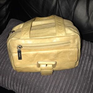 Leather soft yellow/tan HOBO purse